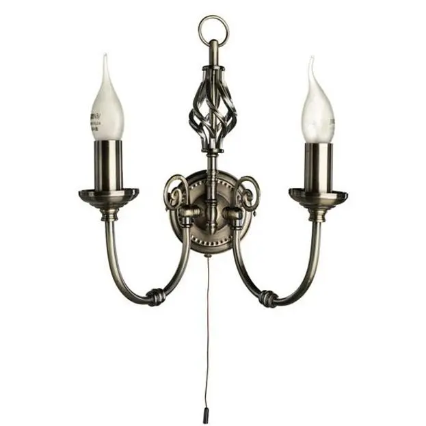 Светильник Настенный Arte Lamp A8392AP-2AB ZANZIBAR Светильник Настенный Arte Lamp A8392AP-2AB ZANZIBAR