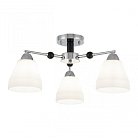 Люстра потолочная с плафонами Arte Milano 325119/3 CR+BK Amalfi Napoli