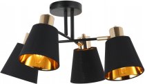 Потолочная люстра ILLUMICO IL6116-4COU-79 BK GD Abelie