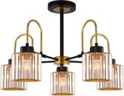 Потолочная люстра ILLUMICO IL1305-5CPA-29 BK GD