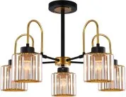 Потолочная люстра ILLUMICO IL1305-5CPA-29 BK GD