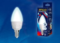 Лампочка светодиодная Uniel LED-C37 7W/NW/E14/FR PLP01WH картон