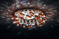 Точечный светильник Donolux DL061.79.1/7 crystal/topaz DL061.79