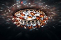 Точечный светильник Donolux DL061.79.1/7 crystal/topaz DL061.79
