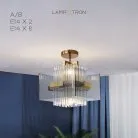 Люстра SELLA CH Размер A (2 лампы) Lampatron sella-ch-a 3671-9065