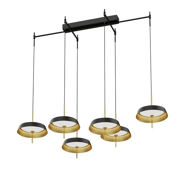 Подвесной светильник Delight Collection MD18001061-6B black/gold Подвесной светильник Delight Collection MD18001061-6B black/gold