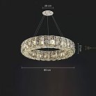 Кольцевые люстры и светильники TAKI R Цвет Серебро Lampatron taki-r-silver 8361-22870
