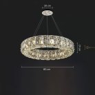 Кольцевые люстры и светильники TAKI R Цвет Серебро Lampatron taki-r-silver 8361-22870