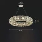 Кольцевые люстры и светильники TAKI R Цвет Серебро Lampatron taki-r-silver 8361-22870