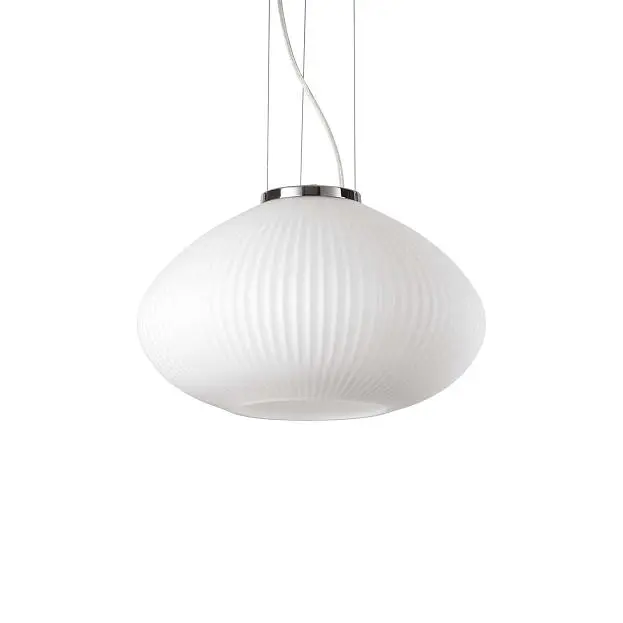 Подвесной светильник Ideal Lux 285184 PLISSE' SP1 D35 CROMO Подвесной светильник Ideal Lux 285184 PLISSE' SP1 D35 CROMO