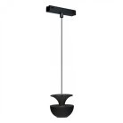 Магнитный трековый светильник iLEDEX TECHNICAL 4825-044-D80-6W-38DG-4000K-BK VISION48/25