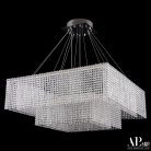 Люстра светодиодная хрустальная APL LED SH04.86.2D.A.Ni.4000 Sicilia