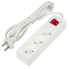 Розеточные блоки, удлинители Uniel S-CU3-2B WHITE Ultra