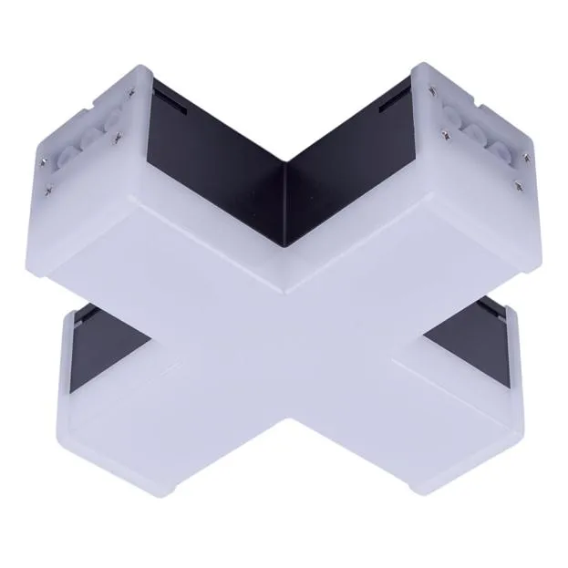 Модульный светильник X-образный Uniel ULO-N11X-12W/4000K IP40 BLACK ULO-N