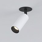 Встраиваемый светильник Elektrostandard 25039/LED белый/черный Diffe a058220