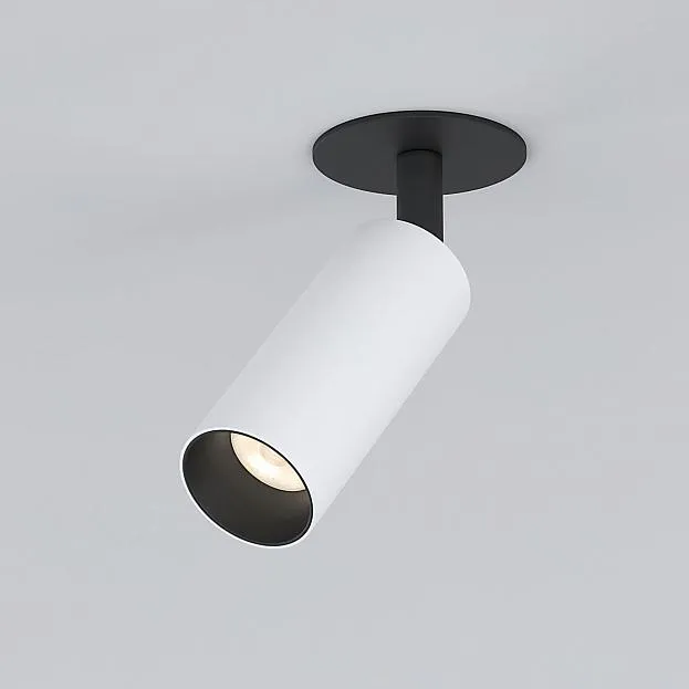 Встраиваемый светильник Elektrostandard 25039/LED белый/черный Diffe a058220
