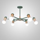 Люстра на штанге MERE D80 Green ImperiumLoft 241226-26 MERE01