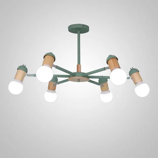 Люстра на штанге MERE D80 Green ImperiumLoft 241226-26 MERE01