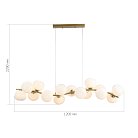 Светильник подвесной Латунь/Белый G9 16*5W 4000K ST Luce SL1519.303.16 SWEVEN