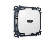 Комплект механизма розетки HDMI 2.0 OMEGA Ambrella Volt MO114010 QUANT
