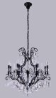 Люстра Crystal Lux MAGNIFICO SP13 BLACK/TRANSPARENT 2310/313