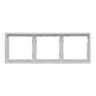 Рамка на 3 поста для розеток и выключателей LeDron 3 Frame PC White