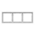 Рамка на 3 поста для розеток и выключателей LeDron 3 Frame PC White