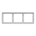 Рамка на 3 поста для розеток и выключателей LeDron 3 Frame PC White