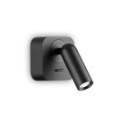 Спот Ideal Lux 260655 BEAN SQUARE AP NERO