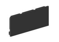 Боковая глухая заглушка для профиля Donel DNCAP18520RAL9005 DN8ALE