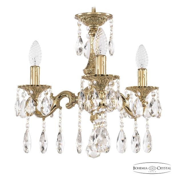 Люстра бронзовая 72101/3/125 A G Bohemia Ivele Crystal