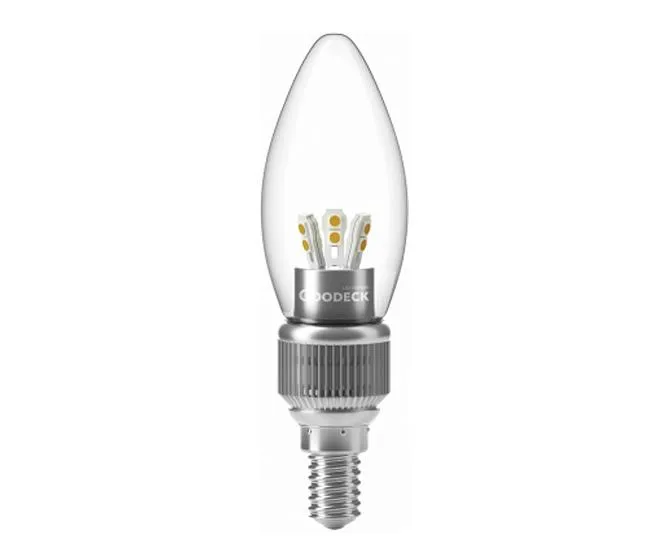 Лампа диммируемая Свеча E14 7W Led Kink Light 1003011107D/GL
