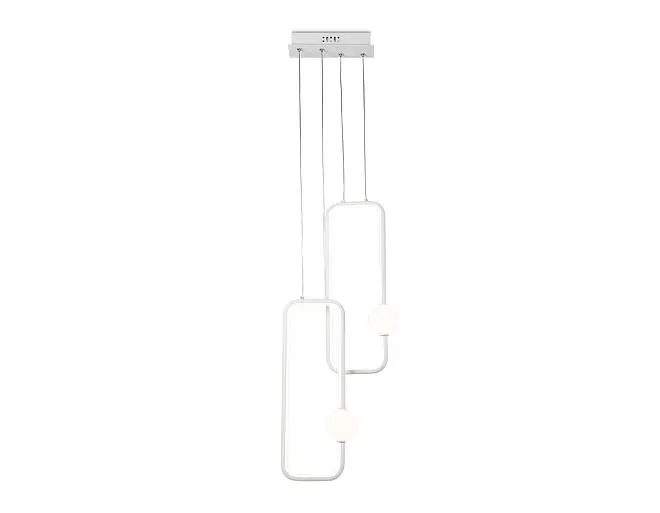 Подвесной светодиодный светильник WH белый 38W 4200K 300*80*1200 Ambrella light FL66365/2 Подвесной светодиодный светильник WH белый 38W 4200K 300*80*1200 Ambrella light FL66365/2