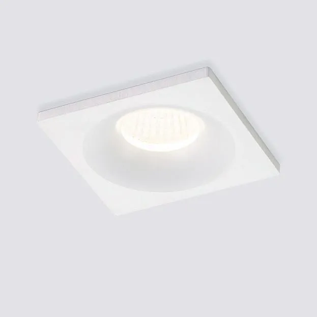 Встраиваемый светильник Elektrostandard 15271/LED белый Plain S a056026