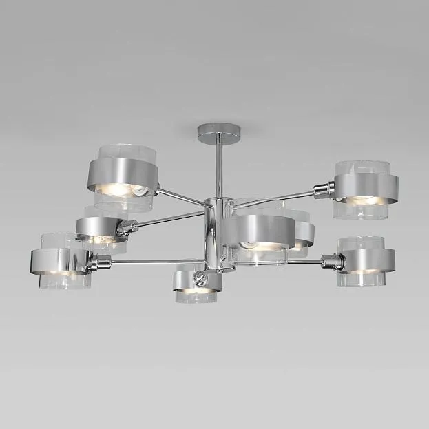 Потолочная люстра Eurosvet 70127/8 хром a056958 Arcada