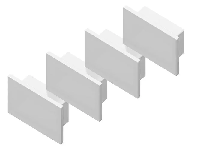 Заглушка (комплект 4шт) Ambrella light GP8350 WH