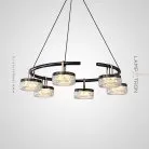 Кольцевые люстры и светильники BRAMER RING Lampatron 8554-23777