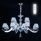 Люстра хрустальная с пультом Eletto Citilux EL338P12 Montserrat