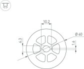 Силиконовый профиль 5м Arlight 045869