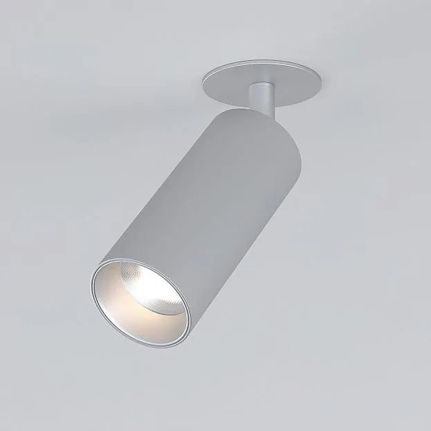 Встраиваемый светильник Elektrostandard 25052/LED серебряный Diffe a058172
