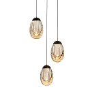 Подвесной светильник Delight Collection MD25090022-3A matt black/champagne