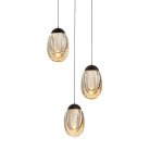 Подвесной светильник Delight Collection MD25090022-3A matt black/champagne