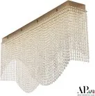 Люстра хрустальная каскадная APL LED SH512.2.100.B.Gd.E14 Sicilia