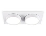 Встраиваемый светильник Ambrella light TN6741/2 WH белый IP44 GX53/2 210*110*57