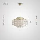 Люстра KINGSLEY Размер L Lampatron 8692-24340