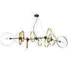 Подвесной светильник Crystal Lux ARMONICA SP8 BLACK/BRASS V2