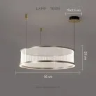 Кольцевые люстры и светильники ATARI Размер L Lampatron 8926-25263