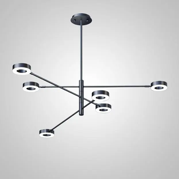 Подвесная Люстра Atissa S 6 D115 Black 140538-26 ImperiumLoft Подвесная Люстра Atissa S 6 D115 Black 140538-26 ImperiumLoft