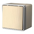Выключатель одноклавишный влагозащищенный Werkel W5010210 Gallant (шампань рифленый) a051040