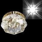 Точечный светильник Sneha 7286/H G9 GD+WT